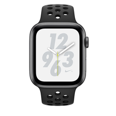 Смарт часы APPLE Watch Series 4 GPS 44mm Space Gray Aluminium Case with Anthracite Black NIKE Sport Band)