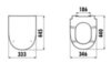 CREAVIT Крышка дуропласт с микролифтом MARE KC1703.02.0000E