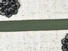 Лента окантовочная (стропа) 7,5 гр/м, ш. 22 мм, хаки