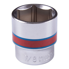 KING TONY (333528S) Головка торцевая стандартная шестигранная 3/8", дюймовая 7/8"