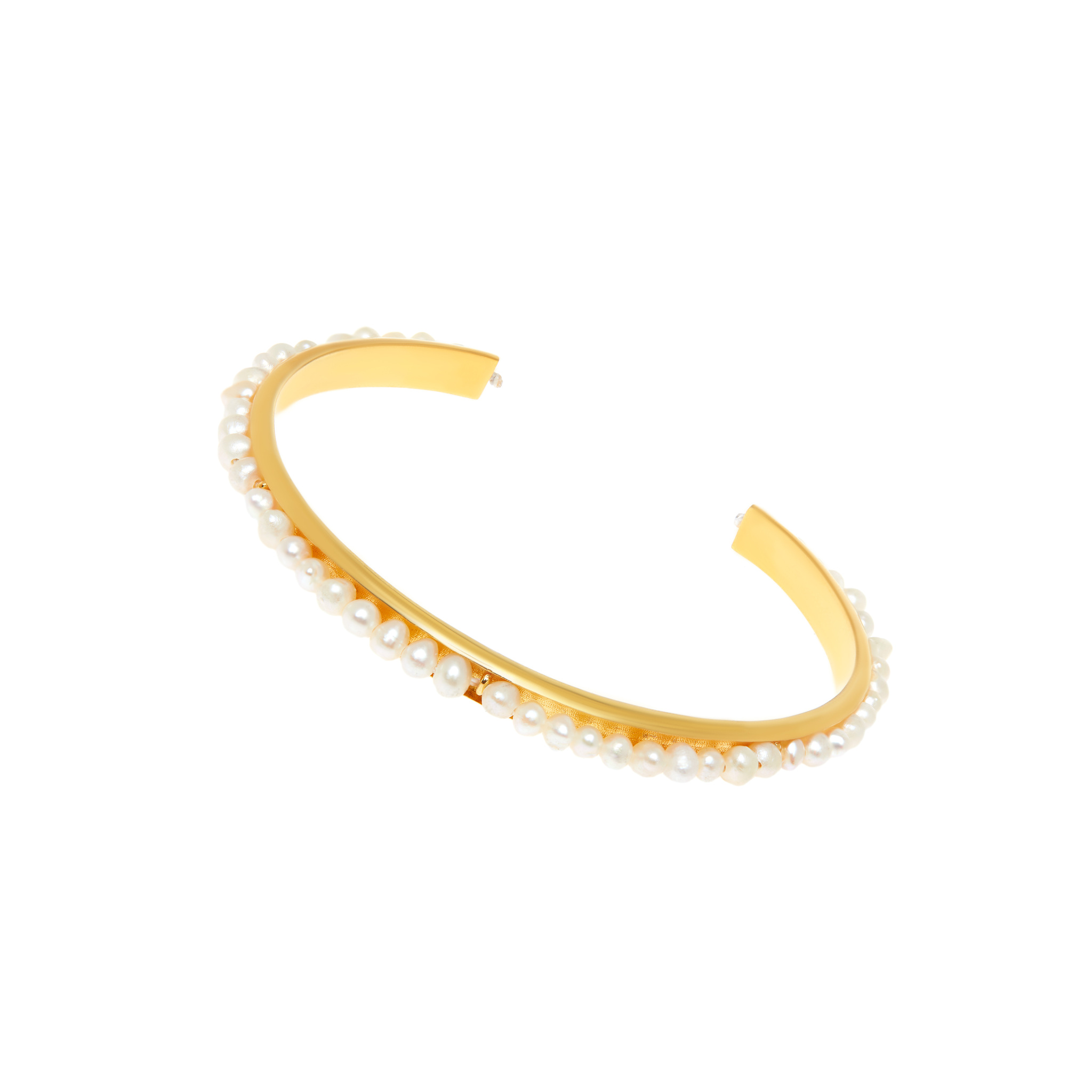 HERMINA ATHENS Браслет Luna Pearls Cuff Bracelet hermina athens браслет tiny elephant metallic bracelet – silver