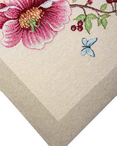 Наволочка декоративная 45х45см Mix&Match Home Магнолия бежевая