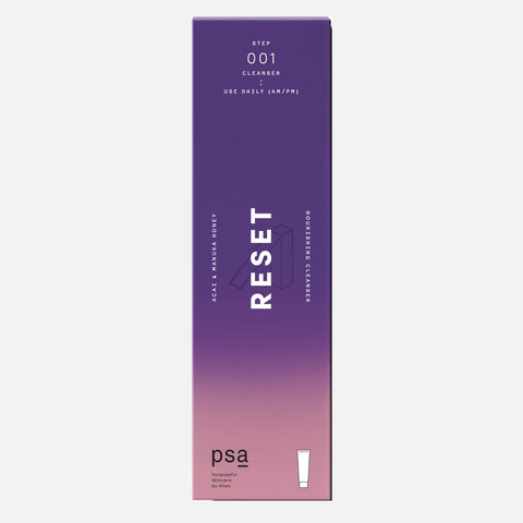 PSA RESET Acai & Manuka Honey Nourishing Cleanser Восстанавливающее очищающее средство с ягодами асаи и медом манука, 100 мл