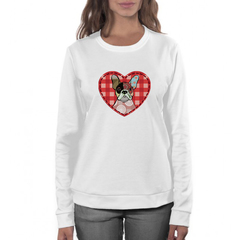 Свитшот "Разноцветный Французский бульдог"