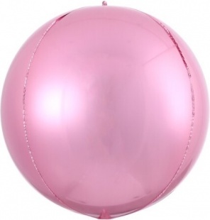 К Сфера 3D, 20''/51 см, Розовый, 1 шт.
