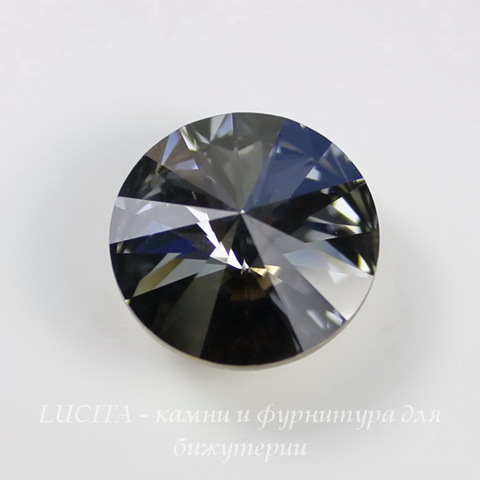 1122 Rivoli Ювелирные стразы Сваровски Crystal Silver Night (14 мм)