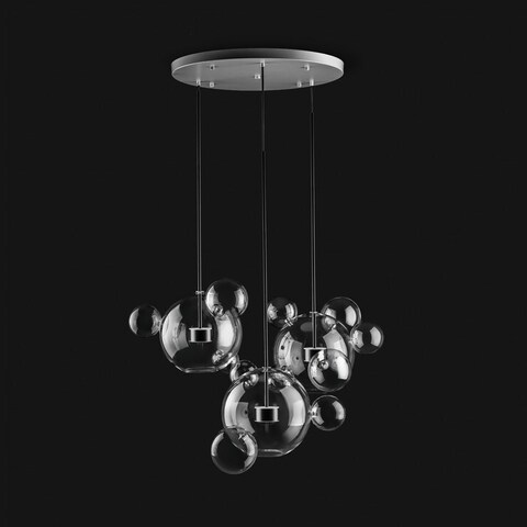 Люстра Balls Circular 14 Bubbles Black D40