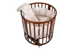 Комплект в люльку Nuovita "Leprotti", 6 предметов. (кофейный)