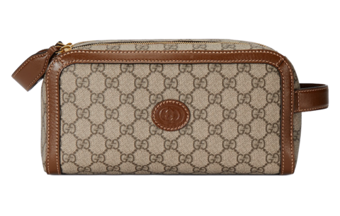 Несессер с переплетенными буквами G бежевый