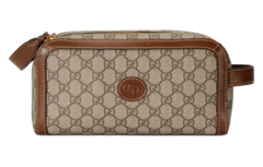 Несессер с переплетенными буквами G бежевый
