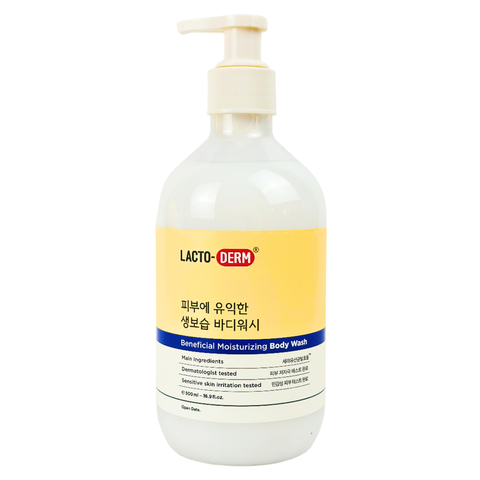 CKD Lactoderm beneficial moisturizing body wash Гель очищающий для лица и тела
