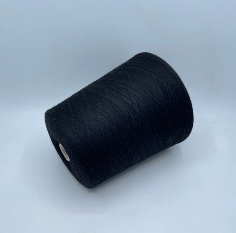 Folco (пр.Италия). 2/44 2200м/100гр, 50% меринос, 50% акрил, цвет-Черный(621), арт.31134
