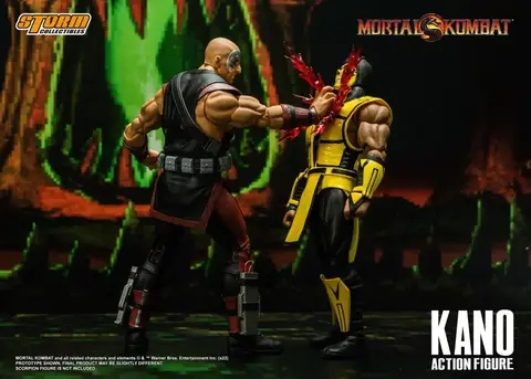 Фигурка Кано масштаб 1/12 Мортал Комбат Storm Collectibles