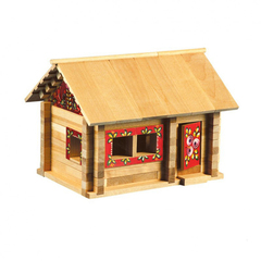 Конструктор"Избушка Три медведя. Мебель. Роспись", 139 деталей