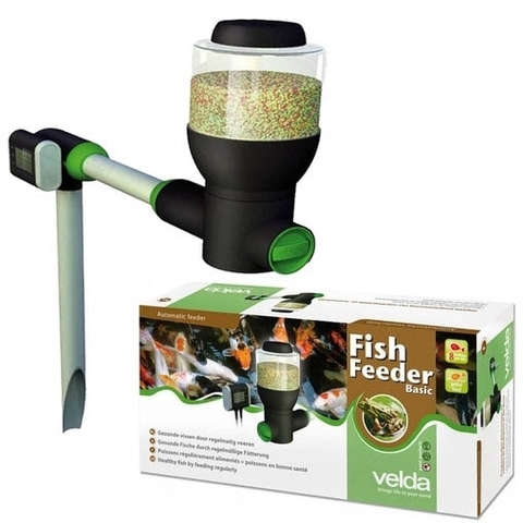 Автоматическая кормушка для рыб в пруду Velda Fish feeder basic