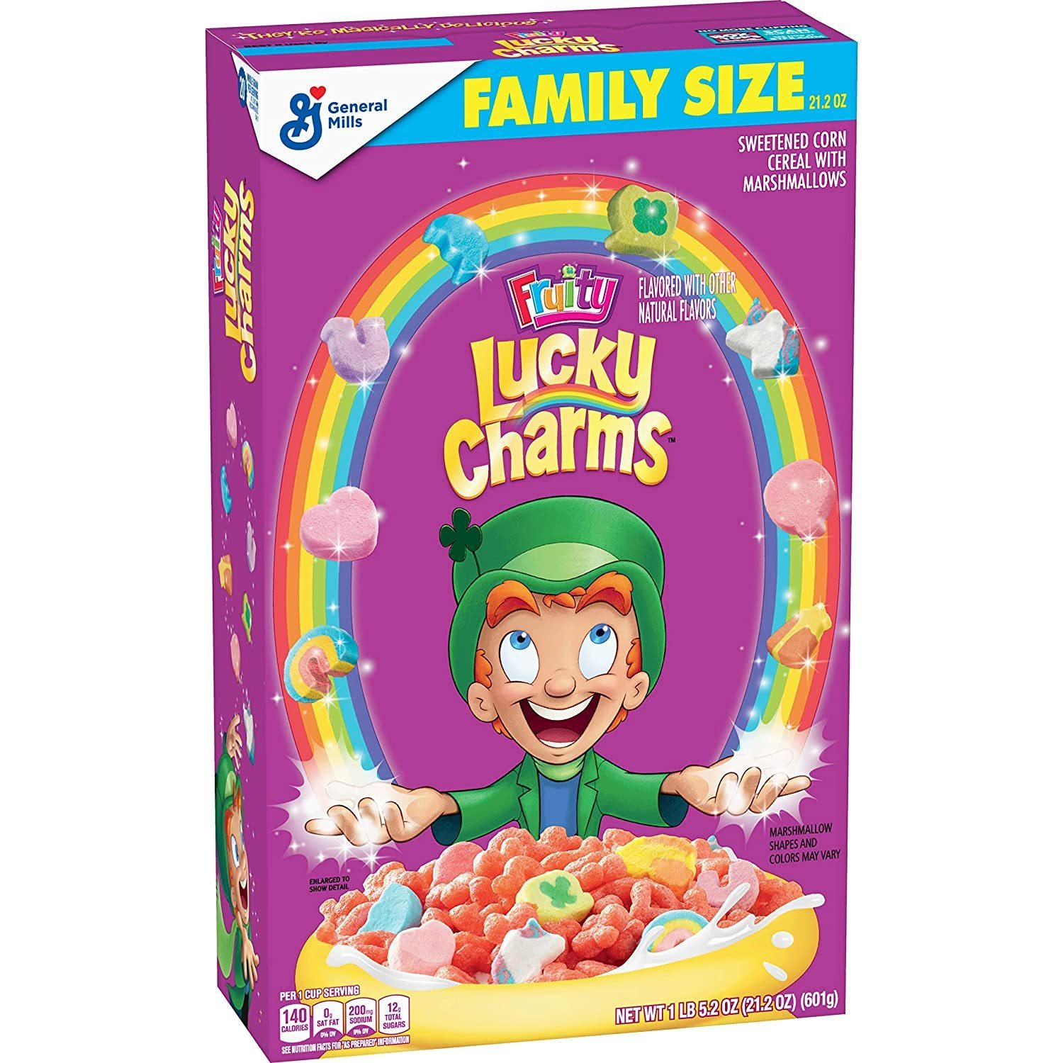 Lucky charming. Сухой завтрак лаки чармс. Американские хлопья Lucky Charms. Готовый завтрак Lucky Charms. Лаки Шармс фрутти готовый завтрак 309гр.