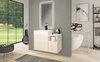 Cezares 55036 SPACE Шкафчик подвесной c двумя открытыми полками 55036 Frassino scuro, 30x45x50