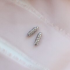 УЦЕНКА!!! Бусина спейсер 12*4 мм, родий, У097