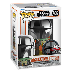 Фигурка Funko POP! Bobble Star Wars ATG Mandalorian w/Pin (Exc) 55496