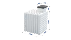 Погреб Т 1900 Тингард(190x190x260см;650кг;) - арт.555900