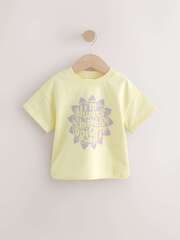 Футболка для девочки Next AL3-797, Светло-желтый