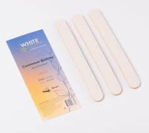 Сменные файлы для пилок Овал White line 240 грит (30 шт) белые