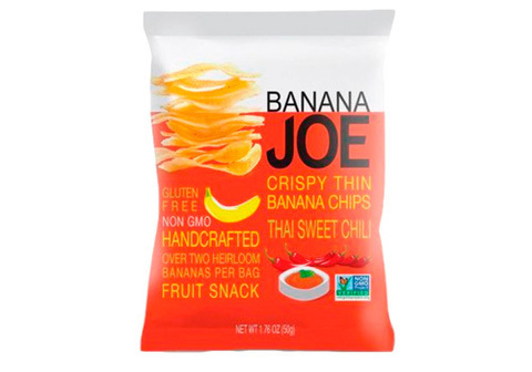 Банановые чипсы со вкусом тайского сладкого перца чили,