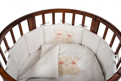 Комплект в люльку Nuovita "Leprotti", 6 предметов. (кофейный)