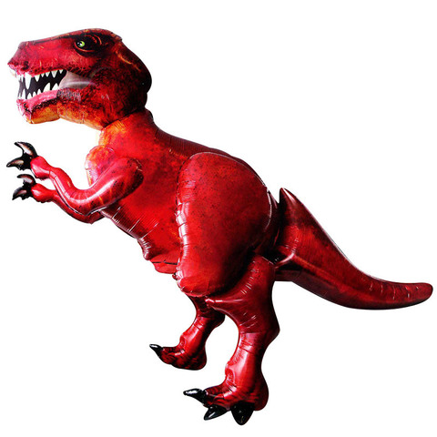Воздушный шар ходячая фигура динозавр Тирранозавр.