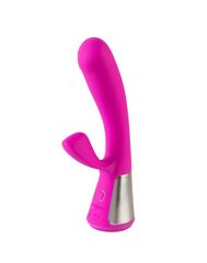 Розовый интерактивный вибратор Kiiroo Ohmibod Fuse - 18 см. - 