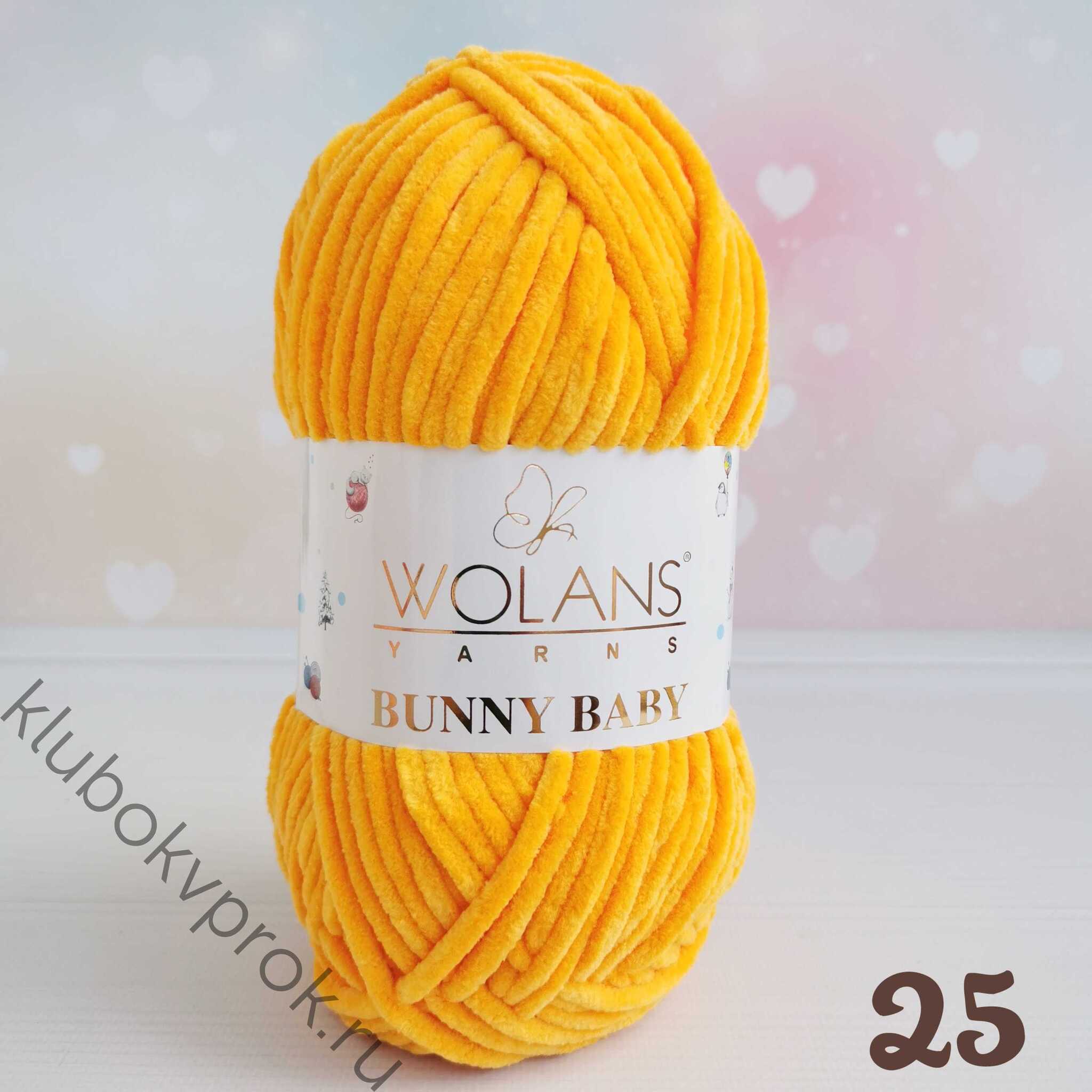Wolan Bunny Baby Yarn - Chenille Yarn