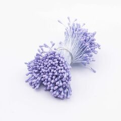 Тычинки двусторонние светло-сиреневые 50 шт.