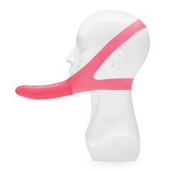 Розовый фаллоимитатор с креплением на лицо The Original Facilitator - 14 см. - 