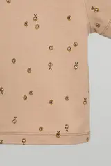 фуфайка для новорожденных  К 301156/кунжут,лимончики смайлики