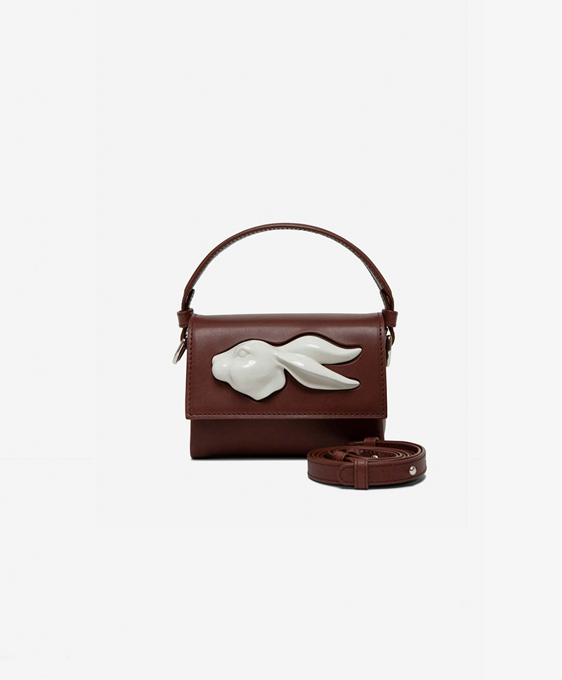 Сумка FLAP MINI RABBIT HEAD COCOA