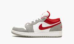 Air Jordan 1 Low SE GS "Smoke Grey Gym Red"