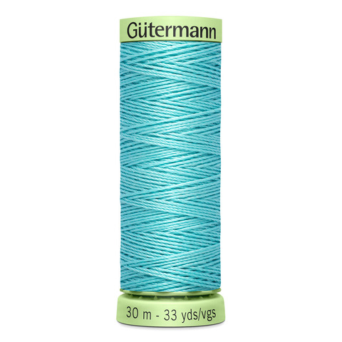 Нить Top Stitch 30/30 м для декоративной отстрочки, Gutermann, 328 аквамариновый