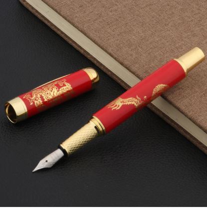 Перьевая ручка в керамическом корпусе, Китай. Перо М (0.7-0.8 мм). Sale 1000!