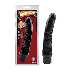 Черный вибратор-реалистик Vibe Cock - 22,5 см. - 