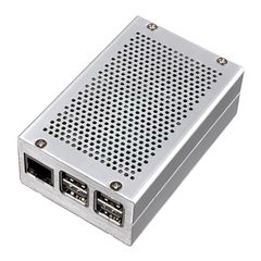RA193   Корпус ACD Heat Dispersion Metal Aluminium Alloy Case for Raspberry Pi 3, Silver