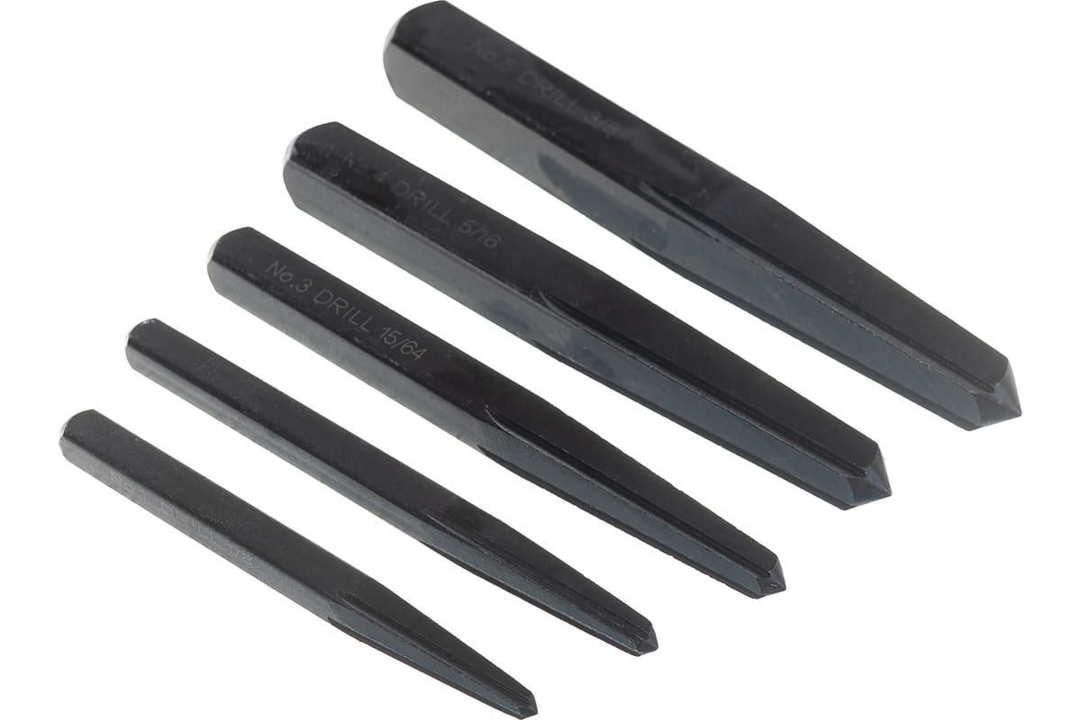 Набор экстракторов 5шт. прямой квадрат   Matrix