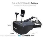 FPV видеошлем Eachine EV800D 5.8G 40СН