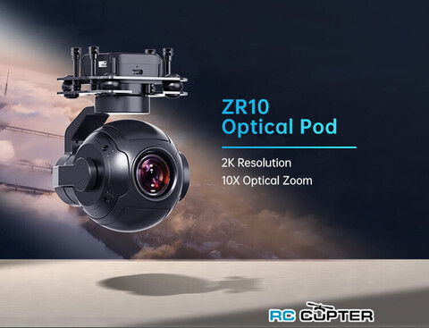 Камера SIYI ZR10 с трехосевым подвесом и 10x (30x) увеличением, 2K видео/фото
