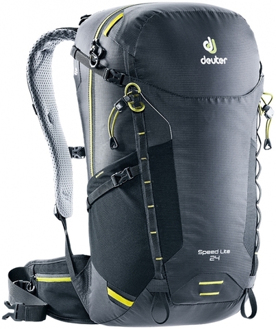 Картинка рюкзак туристический Deuter Speed Lite 24 Black - 1