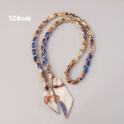 Ручка из цепочки с платком S-76