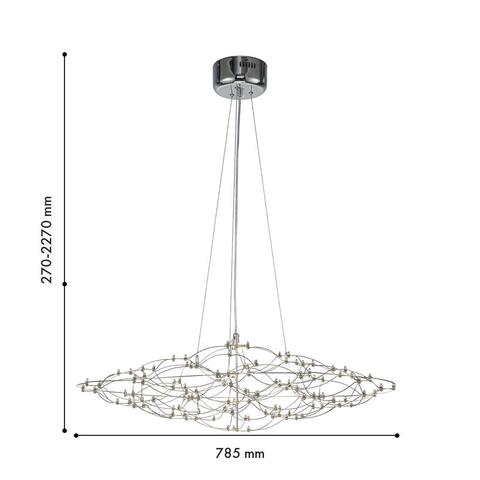 Подвесная светодиодная люстра Favourite Thinner 4305-8P