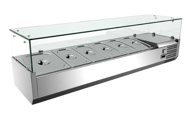Витрина холодильная Koreco VRX/2000/380 fg для ингредиентов 9*GN1/3 -150 мм