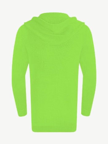 Кардиган с капюшоном из экохлопка