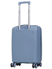 Чемодан полипропилен Небесно-голубой ЛЮКС (S) 55х20х37 см/2,4 кг (цена указана на САМОВЫВОЗ)3