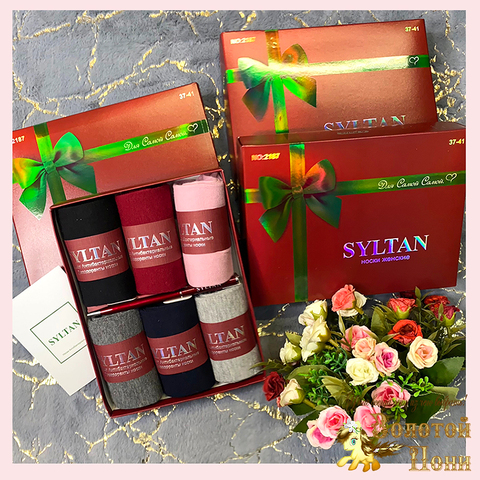 Носки 6 пар подр/женс (37-41) 251116-W1046